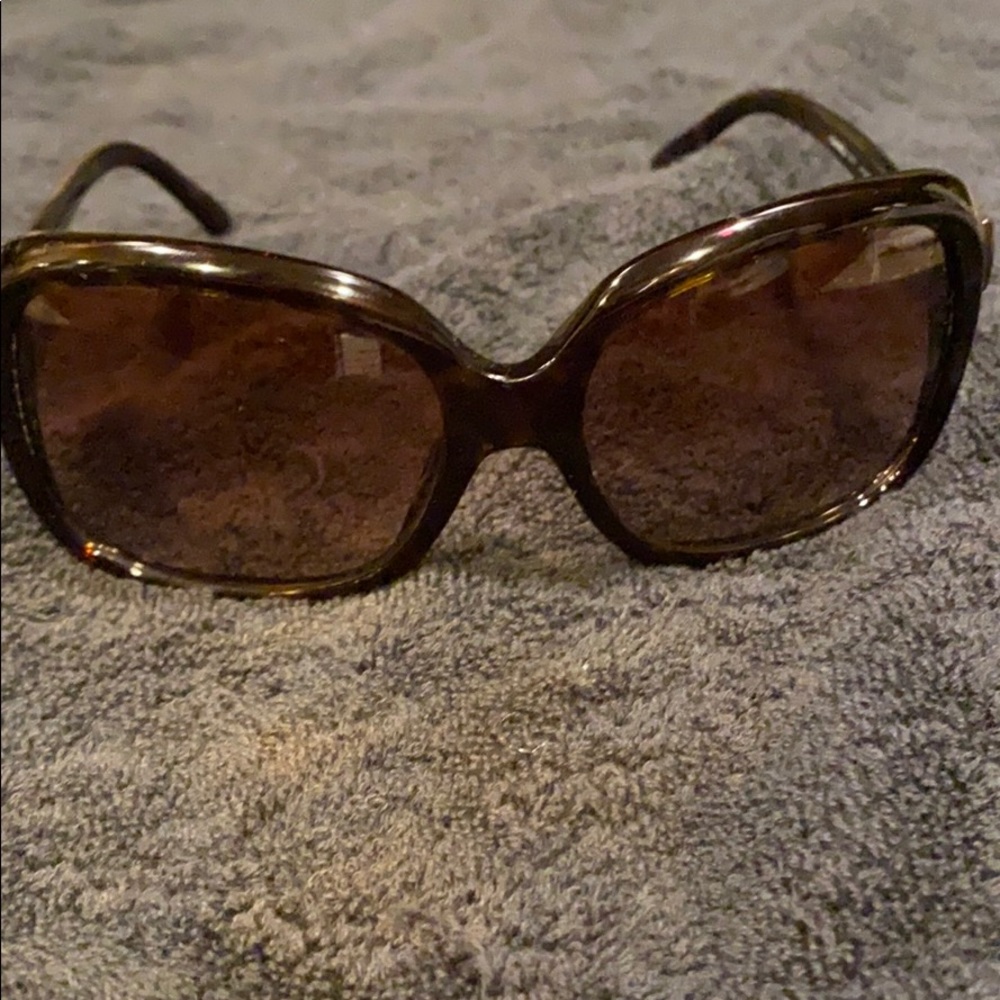 Authentic tortoise cc Chanel Bow Glasses.